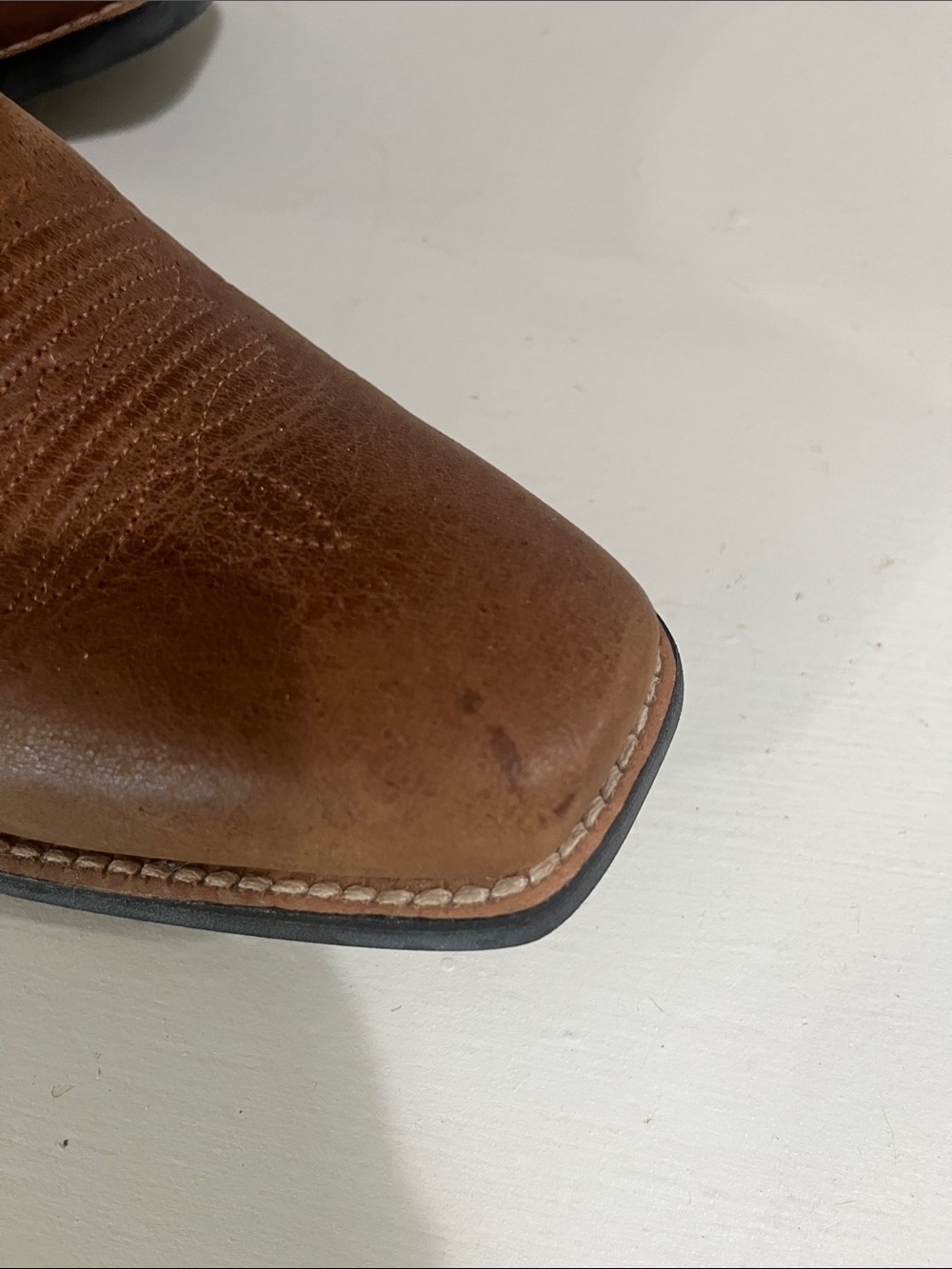 Ariat Brown Cowboy Boots - Picture 6 of 9